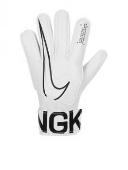 Nike Academy Junior Goal Keeper Gloves - White