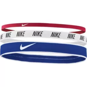 Nike Elastic Mix Headband 3 Pack - Red