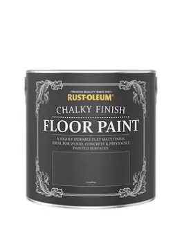 Rust-Oleum Chalky Floor Paint Graphite 2.5L