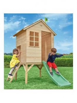 Tp Sunnyside Wooden Tower Playhouse & Slide