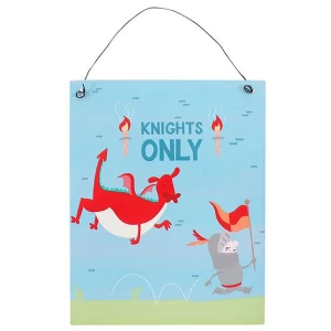 Knight Adventure Metal Sign