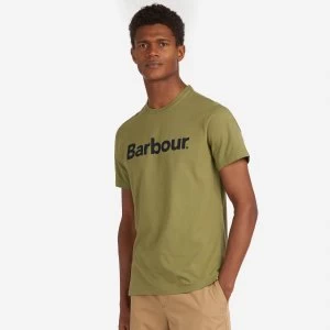 Barbour Mens Logo T-Shirt - Burnt Olive - XL