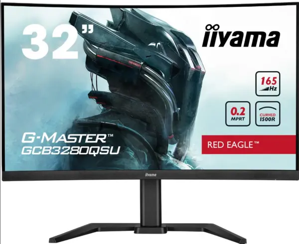 iiyama G-MASTER 32" GCB3280QSU-B1 Quad HD Curved Gaming LED Monitor