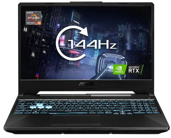 ASUS TUF Gaming A15 FA506NC Laptop, AMD Ryzen 5 7535HS, 8GB RAM, 512GB SSD, 15.6" Full HD 144Hz 250nits, NVIDIA GeForce RTX 3050, Windows 11 Home