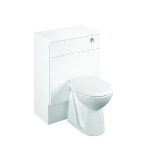 Wickes Seville White Gloss Floorstanding WC Unit - 600 mm