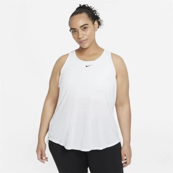 Nike Dri-FIT One Womens Standard Fit Tank - White