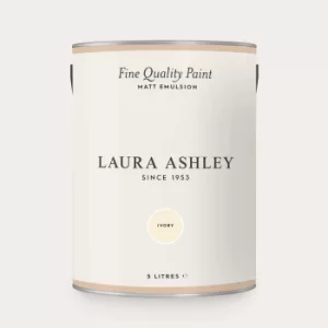 Laura Ashley Matt Emulsion Paint Ivory 5L