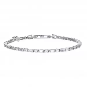 Baguette Round Cubic Zirconia Bracelet B5259