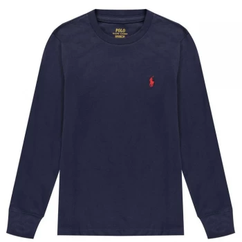 Polo Ralph Lauren Junior Boys Long Sleeve T Shirt - Cruise Navy