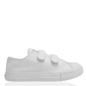 SoulCal Canvas Hook and Loop Tape Shoes - White