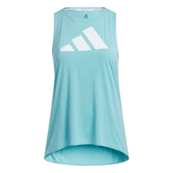 adidas 3-Stripes Logo Tank Top (Plus Size) Womens - Mint Ton / Orbit Violet