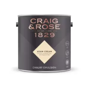 Craig & Rose Chalky Emulsion Adam Cream - 5L