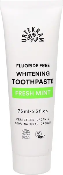 Urtekram Fresh Mint Whitening Toothpaste 75ml