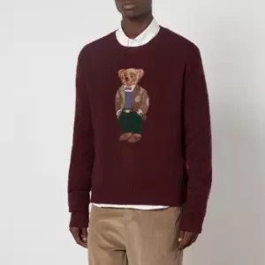 Polo Ralph Lauren Mens Heritage Crew Neck Sweatshirt - CLA Wine - XL