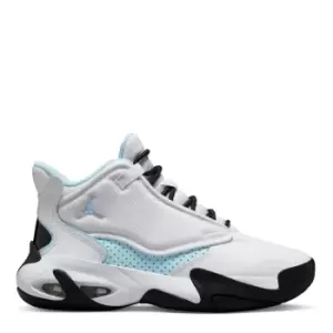 Jordan Jordan Max Aura 4 (Gs), White/Ice Blue-Black, size: 5, Unisex, Shoes grade school, DQ8404-140