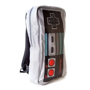 Nintendo - Original NES Controller Unisex Backpack - Grey/Black