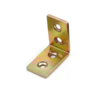 Steel from Corner l Shape Brace Angle Bracket - Size 30 x 30 x17mm - Pack of 2