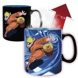 Naruto Naruto and Sasuke - Mug with thermal effect Cup multicolour