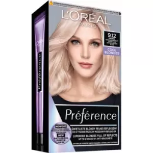 LOreal Paris Preference Permanent Hair Color 9.12 Siberia