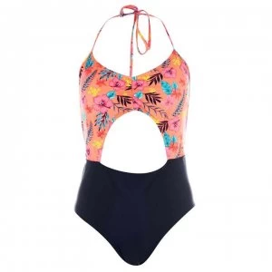 SoulCal Peekaboo Swimsuit Ladies - Floral