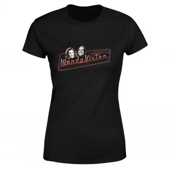 WandaVision Womens T-Shirt - Black - L - Black