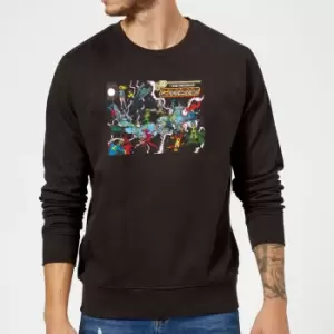 Justice League Crisis On Infinite Earths Cover Sweatshirt - Black - L - Black