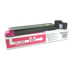 Kyocera TK895M Magenta Laser Toner Ink Cartridge