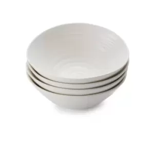 Set of 4 Sophie Conran for Portmeirion Dessert Dishes White