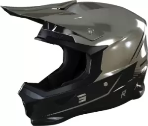 Shot Furious Raw 3.0 Motocross Helmet, black-grey-silver Size M black-grey-silver, Size M