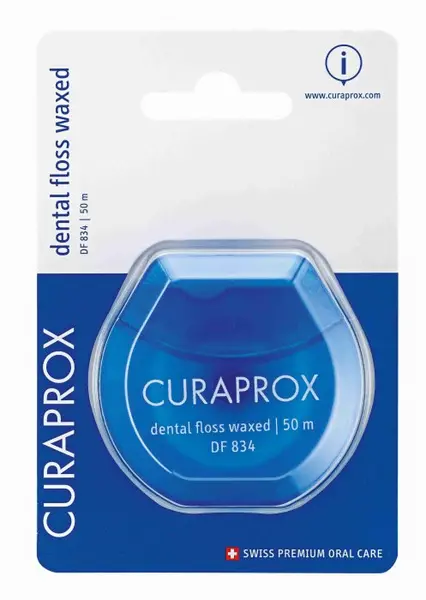 Curaprox Waxed Dental Floss 50m