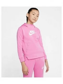 Nike Sportswear Older Girls Overhead Hoodie - Pink, Size XS, 6-8 Years, Women