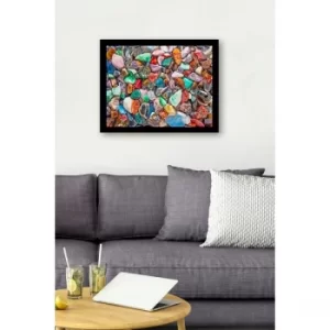 SC0557 Multicolor Decorative Framed MDF Painting