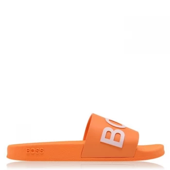 Hugo Boss Bay Pool Slides Orange/White Size 10 Men