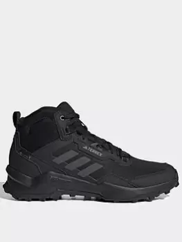 adidas Terrex Ax4 Mid Gore-Tex Hiking Trainers - Black, Size 6, Men