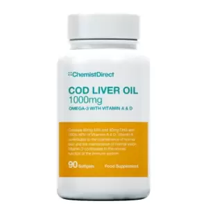 Chemist Direct Cod Liver Oil 1000mg