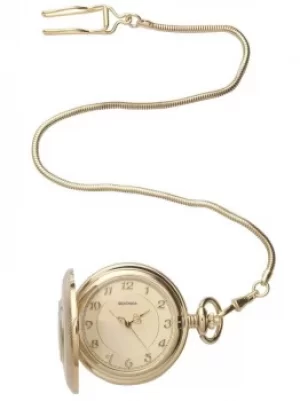 Sekonda Mens Gold Full Hunter Pocket Watch 3469