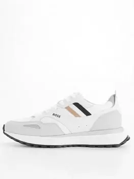 BOSS Jonah Runn Trainer, White, Size 11, Men