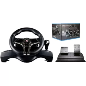 Hurricane MKII Multi Format Steering Wheel with Gear Shift