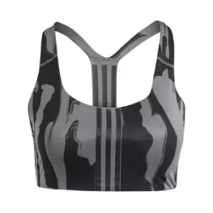 adidas Thebe Magugu Training Medium-Support Bra (Plus Siz - Grey