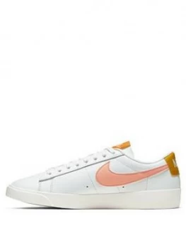 Nike Blazer Low LE - White/Pink, Size 4, Women