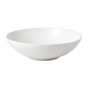 Royal Doulton Hemingway Design White Serving Bowl White