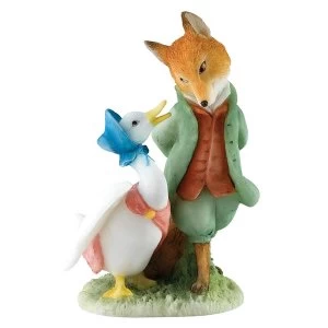 Jemima & The Foxy Whiskered Gentleman Figurine