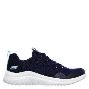 Skechers Ultra Flex Trainers Ladies - Navy