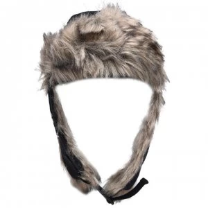 Firetrap Fur Trapper Hat Junior Boys - Black