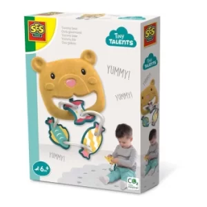 SES CREATIVE Tiny Talents Childrens Yummy Bear Toy, Unisex, 6 Months and Above, Multi-colour (13117)