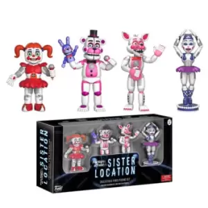 Funko Five Nights at Freddy's 2" Action Figures Sister Location (4 Pack)