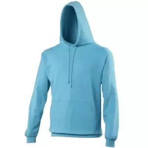 Awdis Unisex College Hooded Sweatshirt / Hoodie (XS) (Hawaiian Blue)