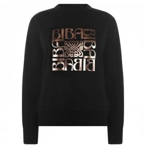 Biba Foil Logo Sweatshirt - Black