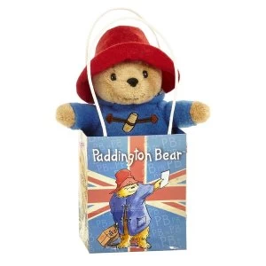 Classic Paddington Bear in Union Jack Bag