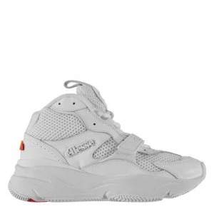 Ellesse Mid Top Trainers - White Mono